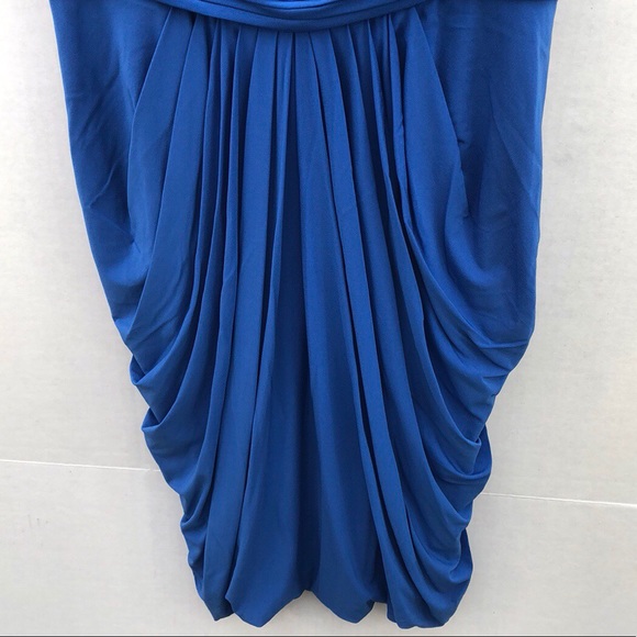 NWT BCBGmaxazaria Womens size XS larkspur Blue bubble hem sleeveless dress - Picture 3 of 8